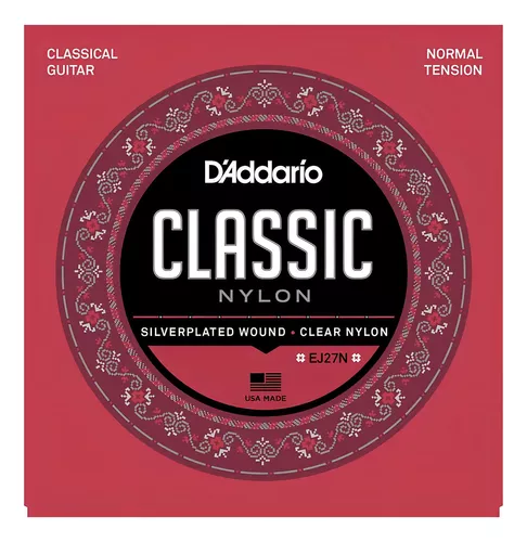 DADDARIO EJ27N  Cuerdas de nailon para Guitarra Clásica de tensión normal
