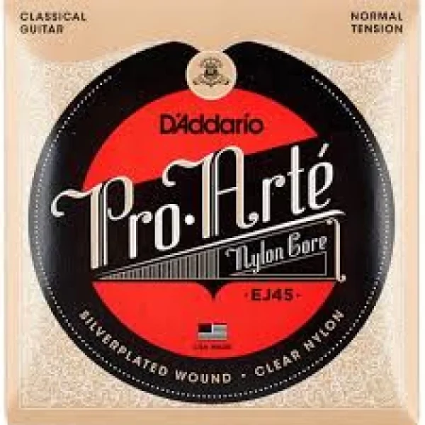 DADDARIO EJ45  Pro Arte Cuerdas de Nailon para Guitarra Clásica Tensión Normal