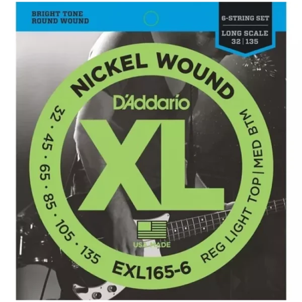 Daddario EXL165-6 Cuerdas para Bajo