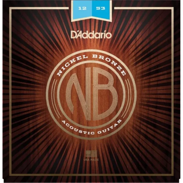 DADDARIO NB1253 | Cuerdas Guitarra Acustica Nickel Bronce Regular Light 012-053