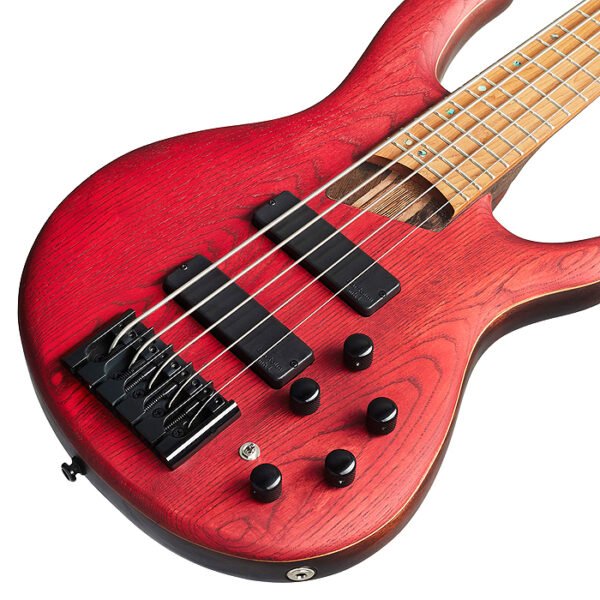 CORT B5-ELEMENT-OPBR | Bajo Eléctrico  Artistan Series Open Pore Burgundy Red