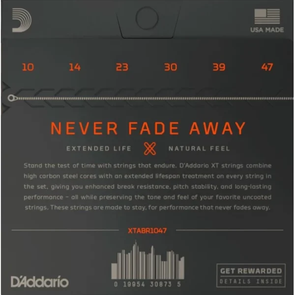DADDARIO XTABR1047 Cuerdas para guitarra acústica Extra Light