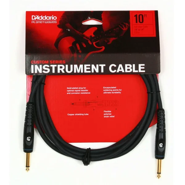 Cable instrumento TS-1/4 3mts. PW-G-10 PW Daddario