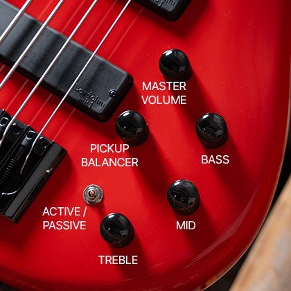 Cort C4Deluxe-CRD | Bajo eléctrico de 4 cuerdas serie artisan C4 Deluxe