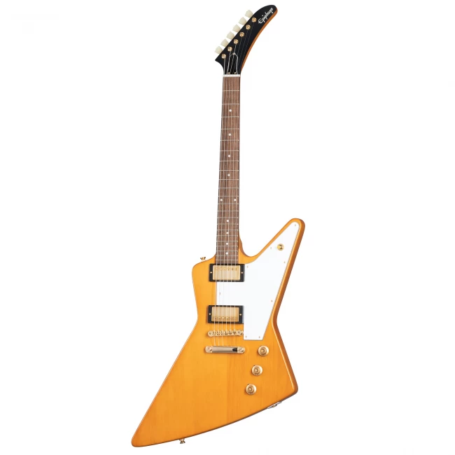 【おさとう】Epiphone Explorer Epiphone 1958 Korina Explorer Electric Guitar – MusicWorks, Tienda