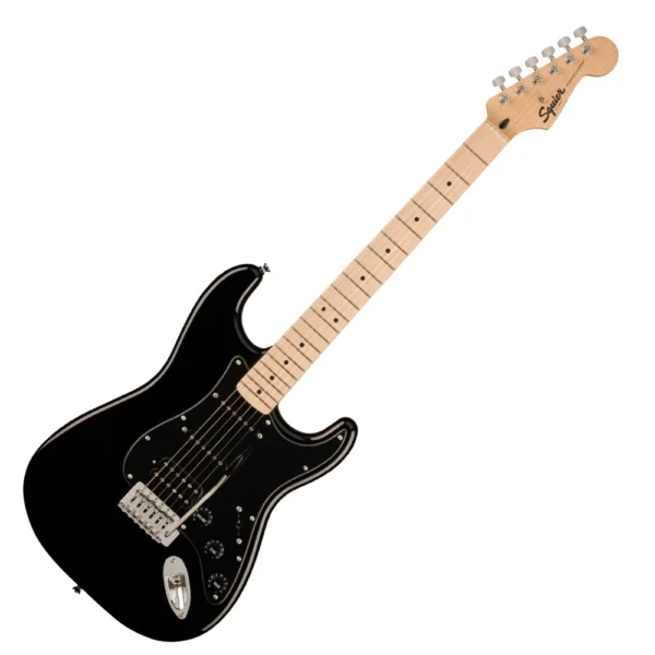 SQUIER GUIT ELECT SONIC STRAT HSS MN BPG BLK