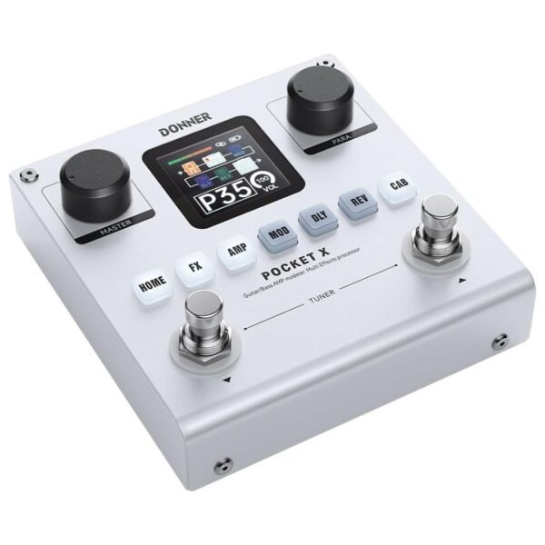 Pedal multi efecto para guitarra o bajo Donner Pocket X
