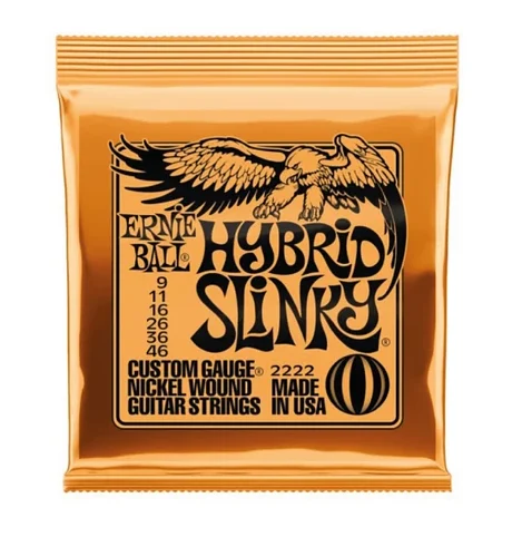 Ernie Ball 2222 Cuerdas guitarra Eléctrica Hybrid Slinky  09 46