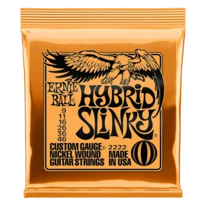 Ernie Ball 2222 Cuerdas guitarra Eléctrica Hybrid Slinky  09 46