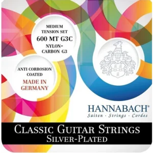 HANNABACH GUIT.CLAS.TENSION MEDIA G3 CARBON 652277
