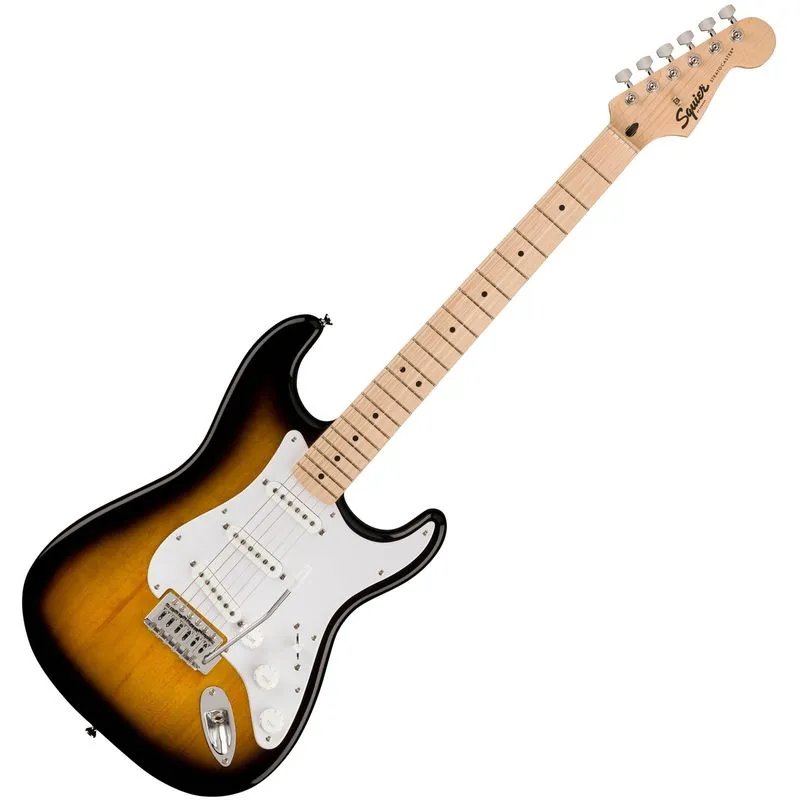 Squier Stratocaster Sonic Sunburst – MusicWorks, Tienda de