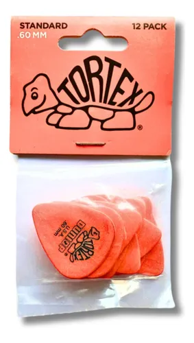 JIM DUNLOP TORTEX STD X12 - JIM DUNLOP 0.60MM