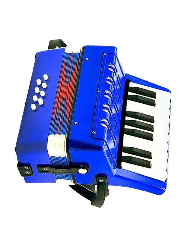 GCR® K1708 Acordeón Niño 17 Teclas 8 Bajos | Azul
