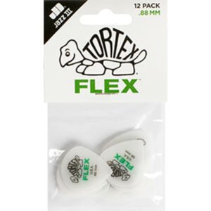 JIM DUNLOP (468P.88) TORTEX FLEX JAZZ III .88 PLYPK X12 - JIM DUNLOP