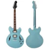 VINTAGE VSA550 - SEMI HOLLOW GUN HILL BLUE
