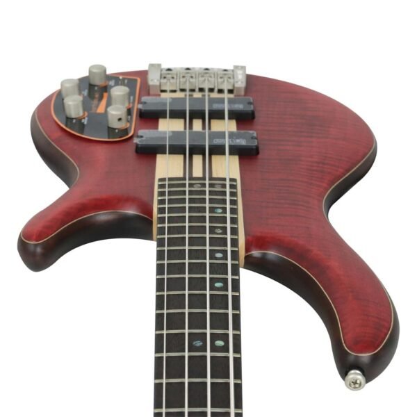 bajo-elect-4-cuerdas-artisan-cereza-open-pore (5) Cort A4Plus-FMMH-OPBC | Bajo eléctrico A4 plus