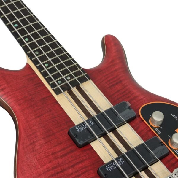 bajo-elect-4-cuerdas-artisan-cereza-open-pore (7) Cort A4Plus-FMMH-OPBC | Bajo eléctrico A4 plus