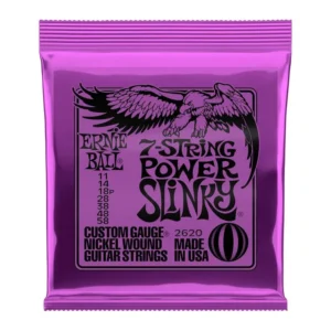 Ernie ball nickl 7 power slky 11-14- 18p-28-38-48-58