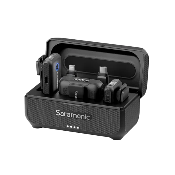 SISTEMA DE MIC. LAVALIER INALáMBRICO 4 EN 1 SARAMONIC, 2