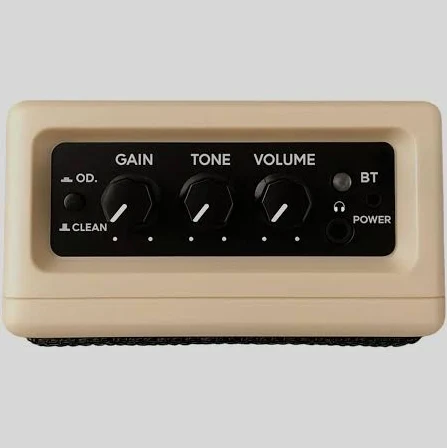 Donner DA-10B color vintage white - Mini amplificador de guitarra portátil