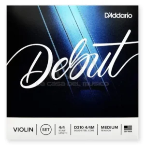 1596941679_3346 (1) D’addario D310 4/4m Debut Encordado Violin