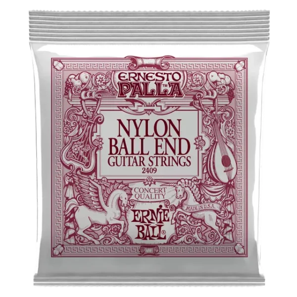 Cuerdas de guitarra Ernie Ball 2409 Ernesto Palla negras y doradas con punta de bola