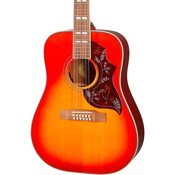 L73537000001000-00-600x600 Epiphone Hummingbird Pro-12 String Cherry Electroacústica