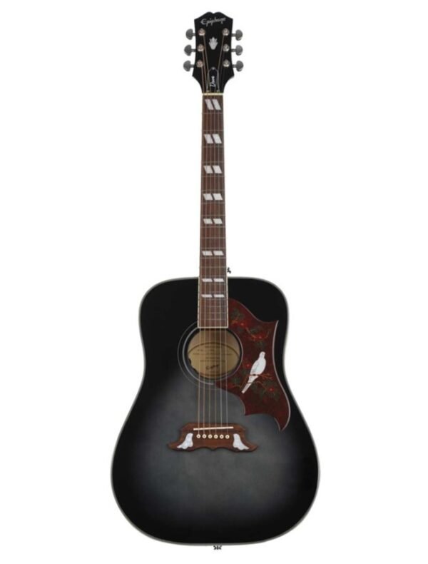 Epiphone Dove Studio  Trans Ebony  Electroacústica