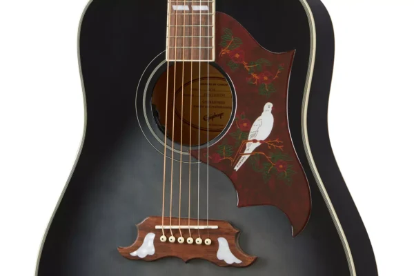 Epiphone Dove Studio  Trans Ebony  Electroacústica