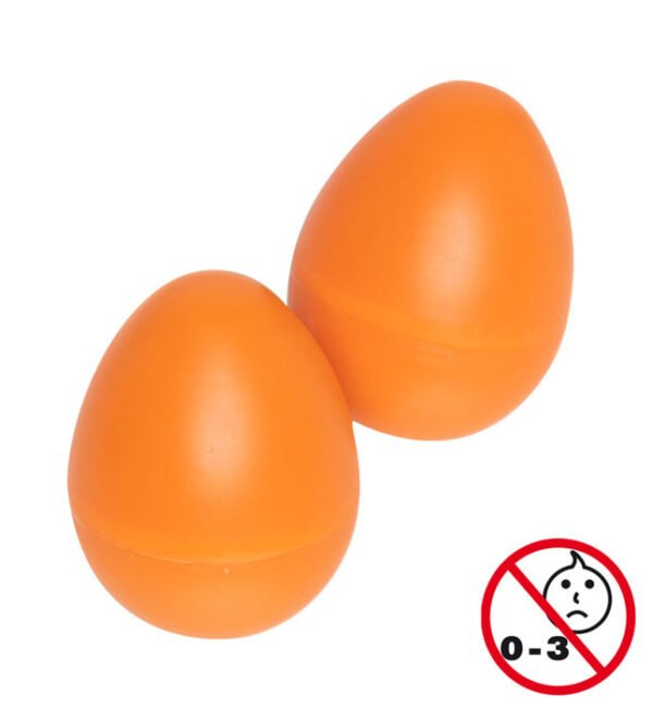 PAR DE HUEVOS RITMICOS STAGG EN BLISTER-40 GRAMOS-COLOR NARANJA