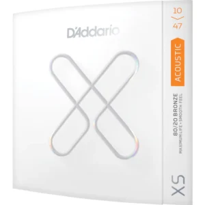 D'Addario XS Acústico 80/20 Bronce, Extra Ligero, 10-47, XSABR1047