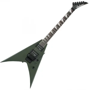 Guitarra Eléctrica JS King JS32 Floyd Rose verde militar mate