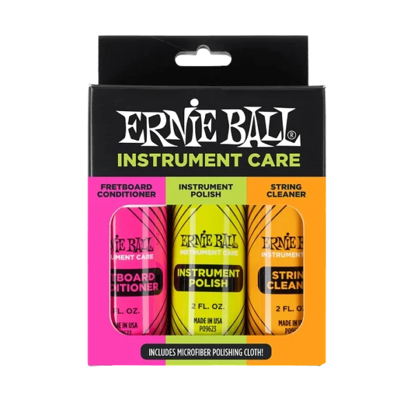 Pack 3 Líquidos para Cuidado del Instrumento con Paño de Microfibra
