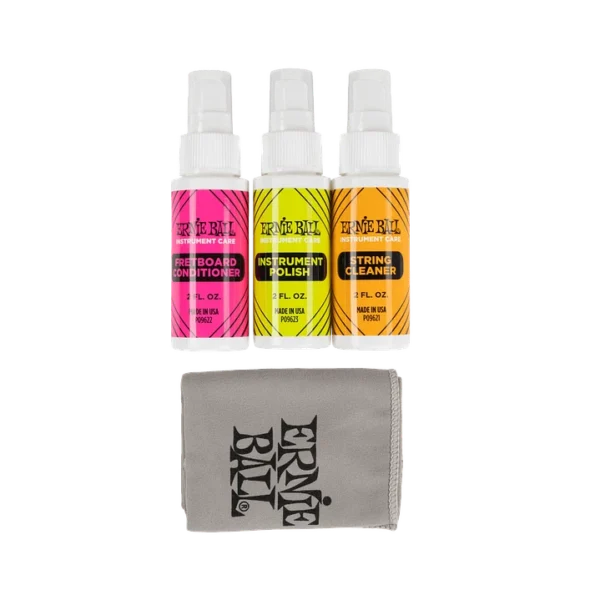 Pack 3 Líquidos para Cuidado del Instrumento con Paño de Microfibra