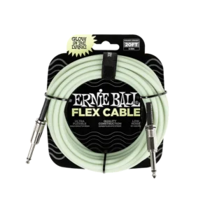 Cable de Instrumento Flex Recto/Recto 6m - Glow in Dark