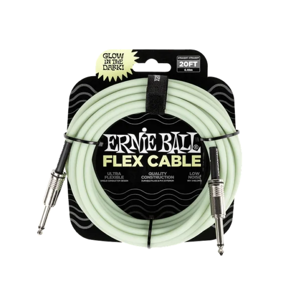 719 (5) Cable de Instrumento Flex Recto/Recto 6m - Glow in Dark