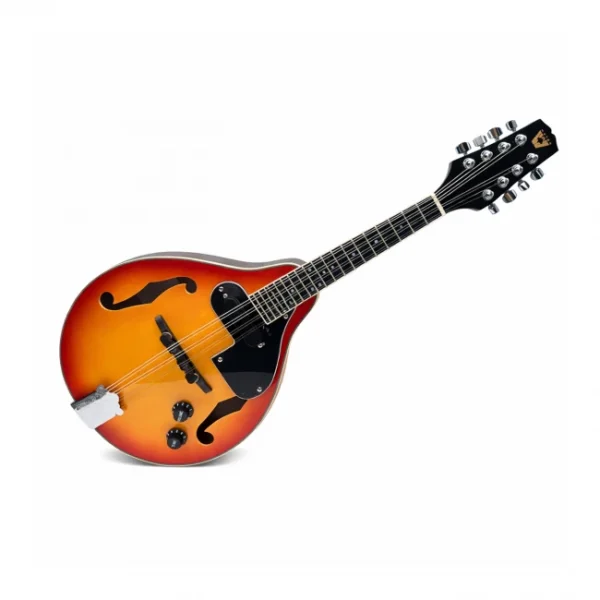 Mandolina electroacústica pasiva de 8 cuerdas sunburst