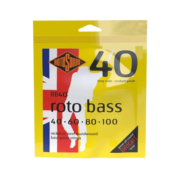 Set Cuerdas Bajo Eléctrico 4 Cuerdas Rotosound Roto Bass