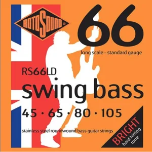Set Cuerdas Bajo Eléctrico 4 Cuerdas Rotosound Swing Bass 66