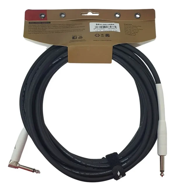 Cable Instrumento 6 Metros Proel Brv120lu6bk Musicstore