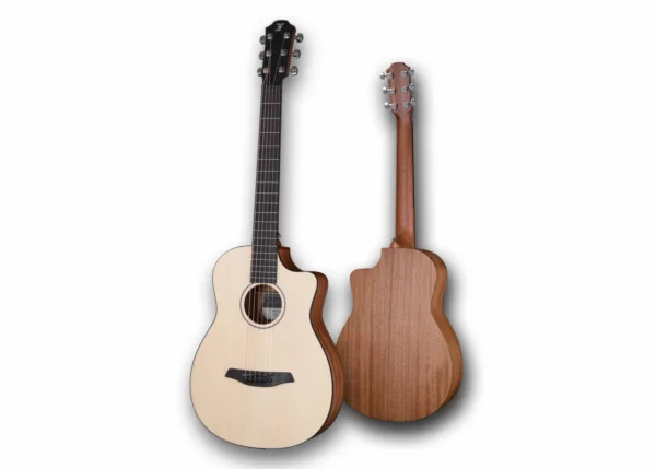 Furch Pioneer EM Guitarra de viaje Electroacústica Caoba Abeto