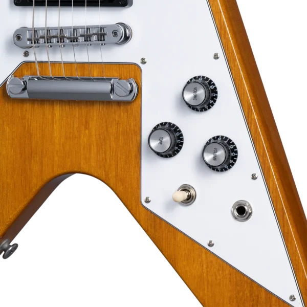 Guitarra eléctrica Gibson flying V 70s Antique Natural