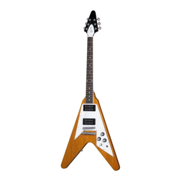 Guitarra eléctrica Gibson flying V 70s Antique Natural