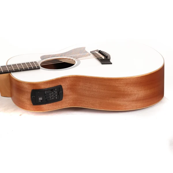 Taylor GS Mini-E Edición Especial Trans White Electroacústica (detalles de exhibición)