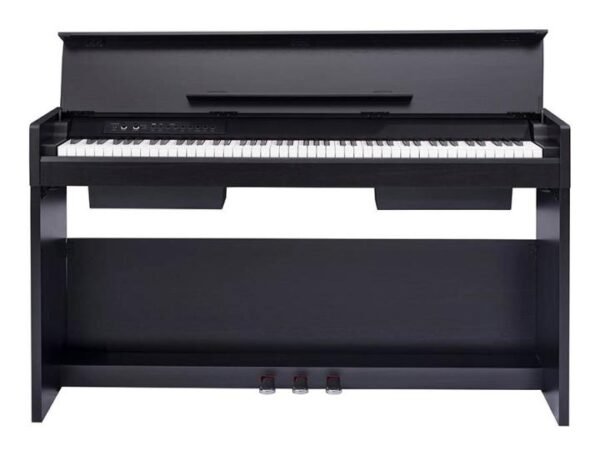50354 (1) Medeli CP203 Piano digital de 88 teclas negro con acción de martillo graduada (GAC)