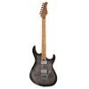 g290fat-ii-tbb Guitarra eléctrica con diapasón de arce tostado Trans Black Burst