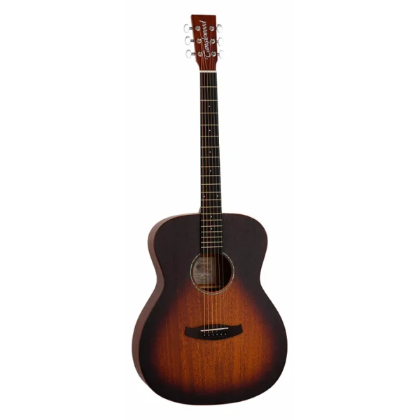 Guitarra acústica Tanglewood Crossroads TC3 Acabado satinado Whiskey Burst