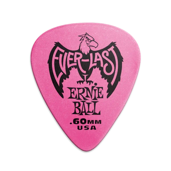 Uñetas Everlast Picks - pack-12 .60mm Pink P09179