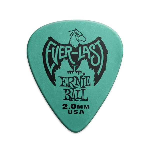 Uñetas Everlast Picks pack-12  de 2.0mm Teal  P09196