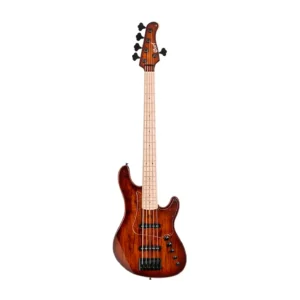 GB-Fusion-5-ABB Bajo eléctrico de 5 cuerdas GB Fusion Antique Brown Burst